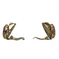 Fillagree West Germany Brooch & Clip-On Earrings
