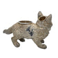 Cat Kitty Silver Plate Cat Cigar Cigarette Match Safe Holder
