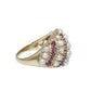 14K Gold Ruby & Pearl RIng