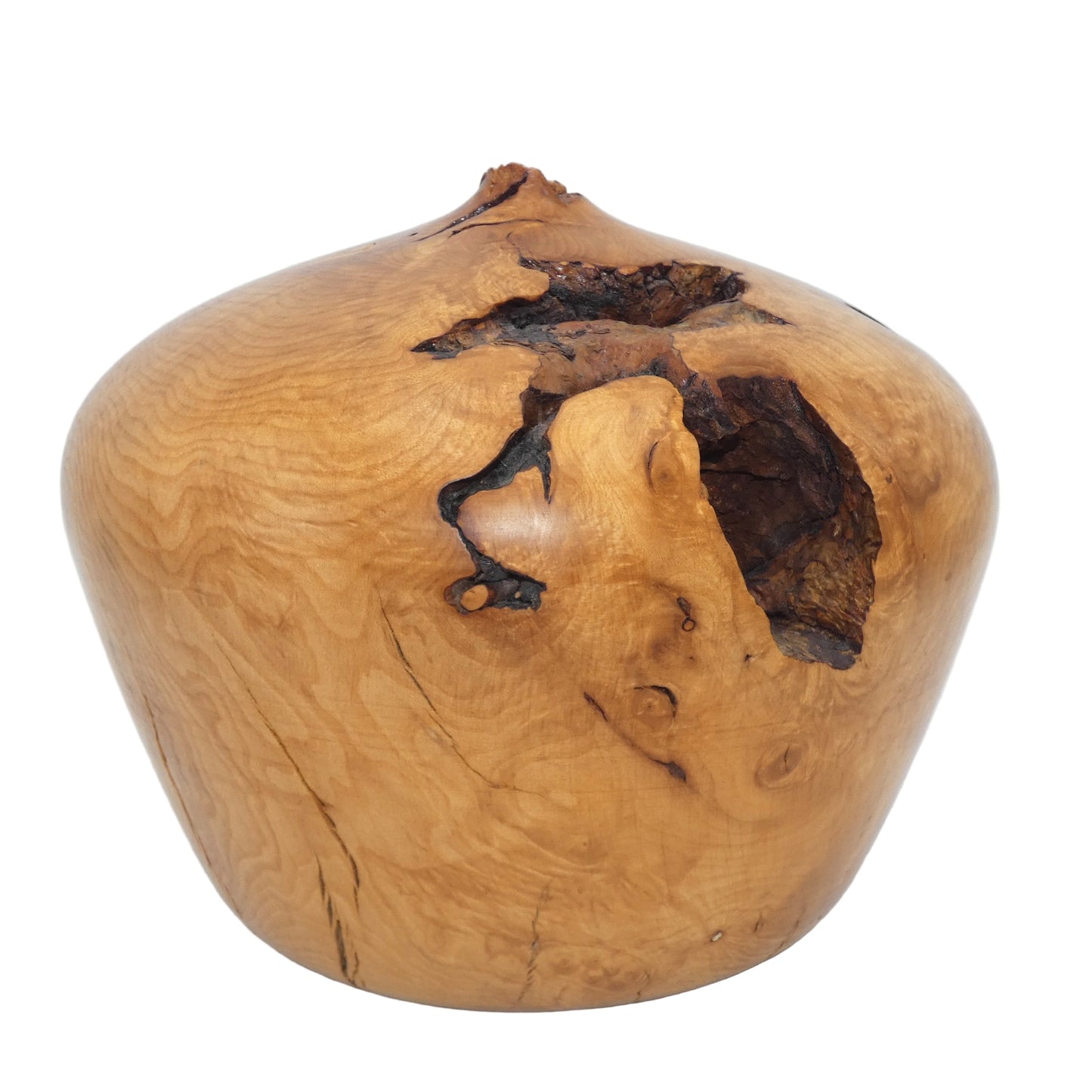 Rude Osolnik Rhododendron Wood Turned Vase Bowl