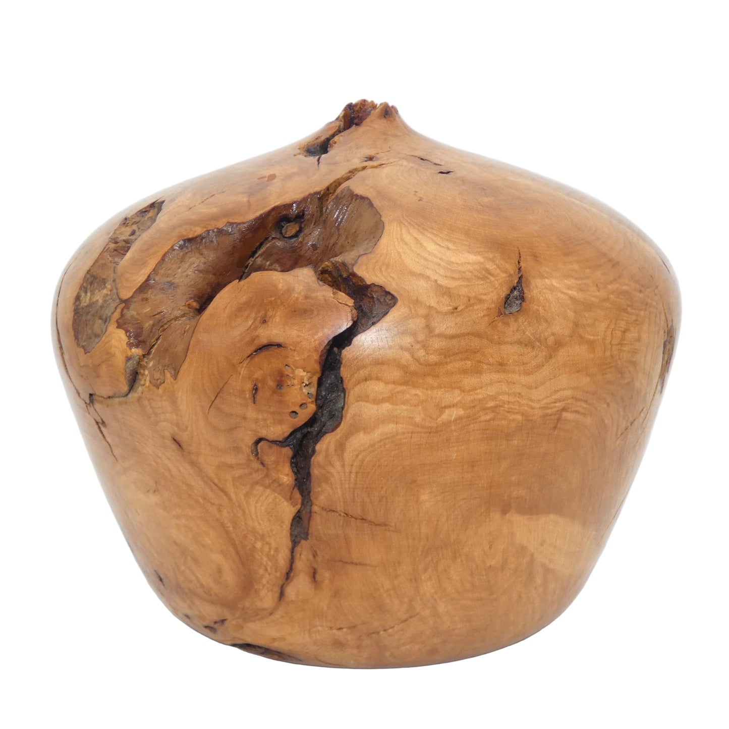 Rude Osolnik Rhododendron Wood Turned Vase Bowl