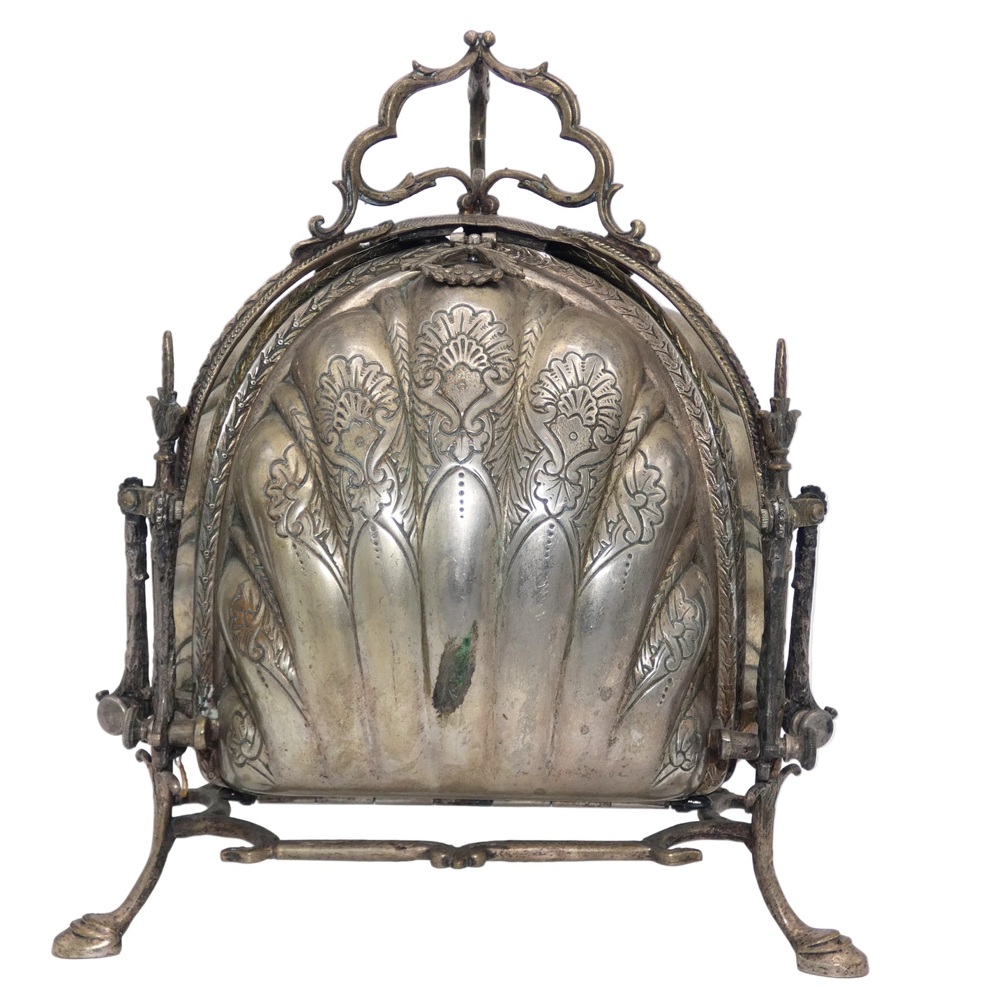 Victorian Silverplate Muffin Warmer