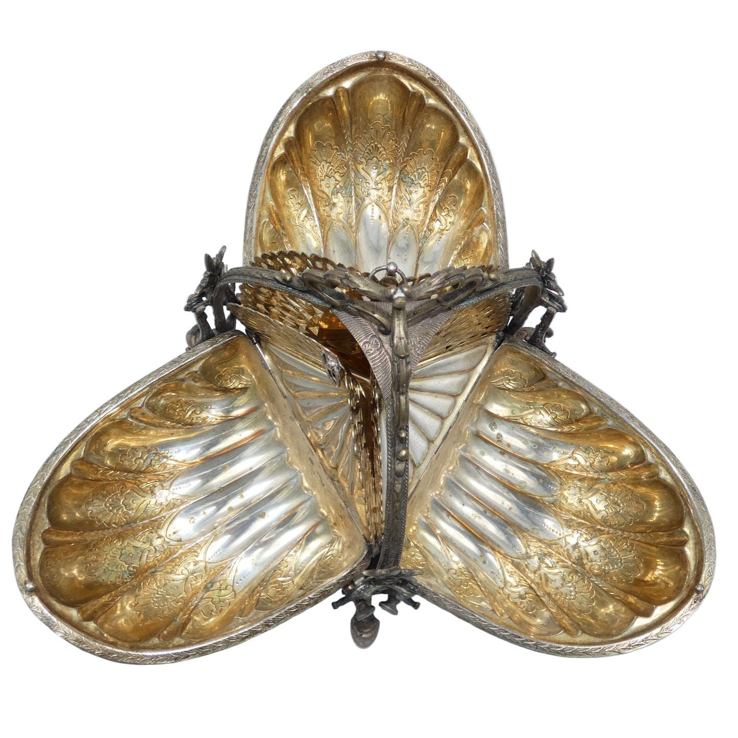 Victorian Silverplate Muffin Warmer