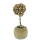 Folk Art Velvet Pin Cushion with bird and Flower Tree
