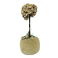 Folk Art Velvet Pin Cushion with bird and Flower Tree