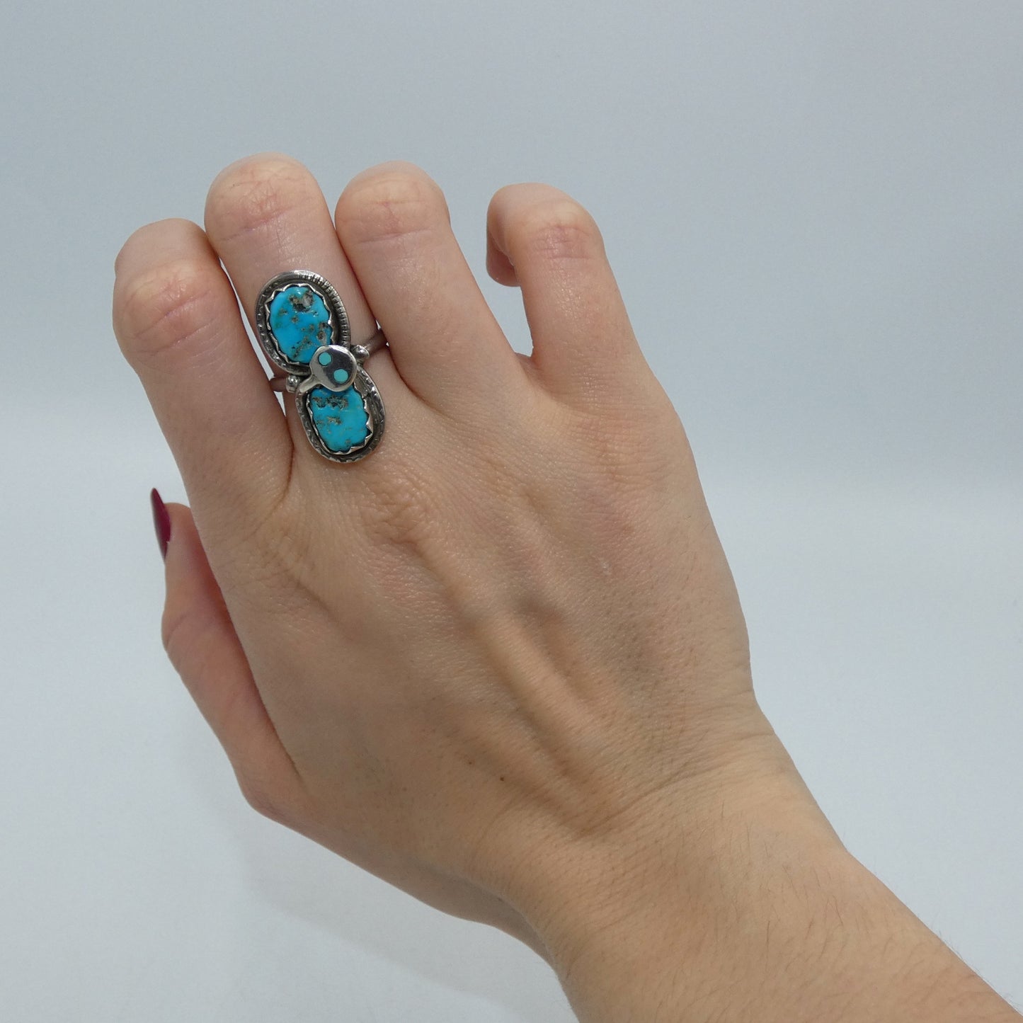 Sterling Silver Effie C Turquoise Ring