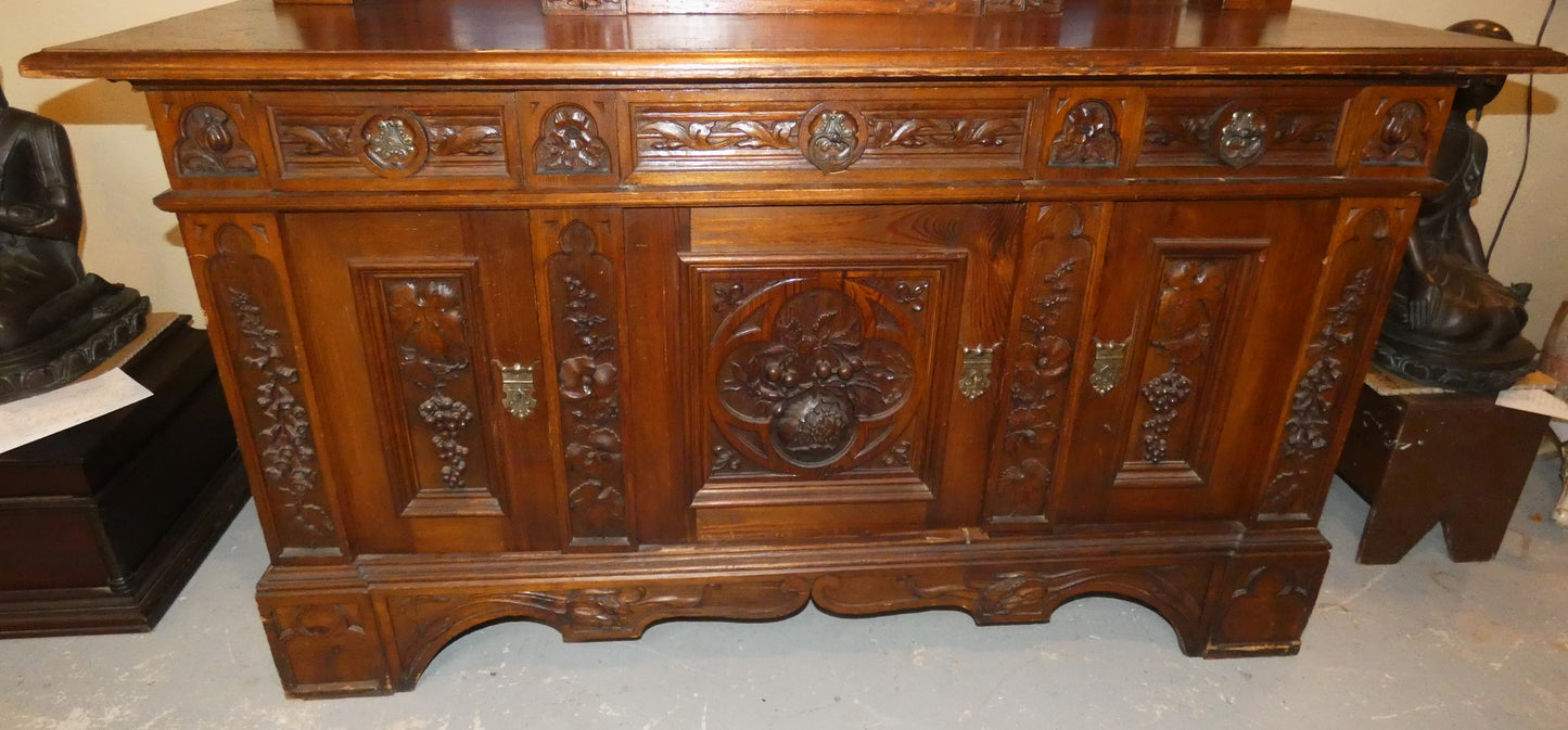 German Pine Cupboard Cabinet The Castle