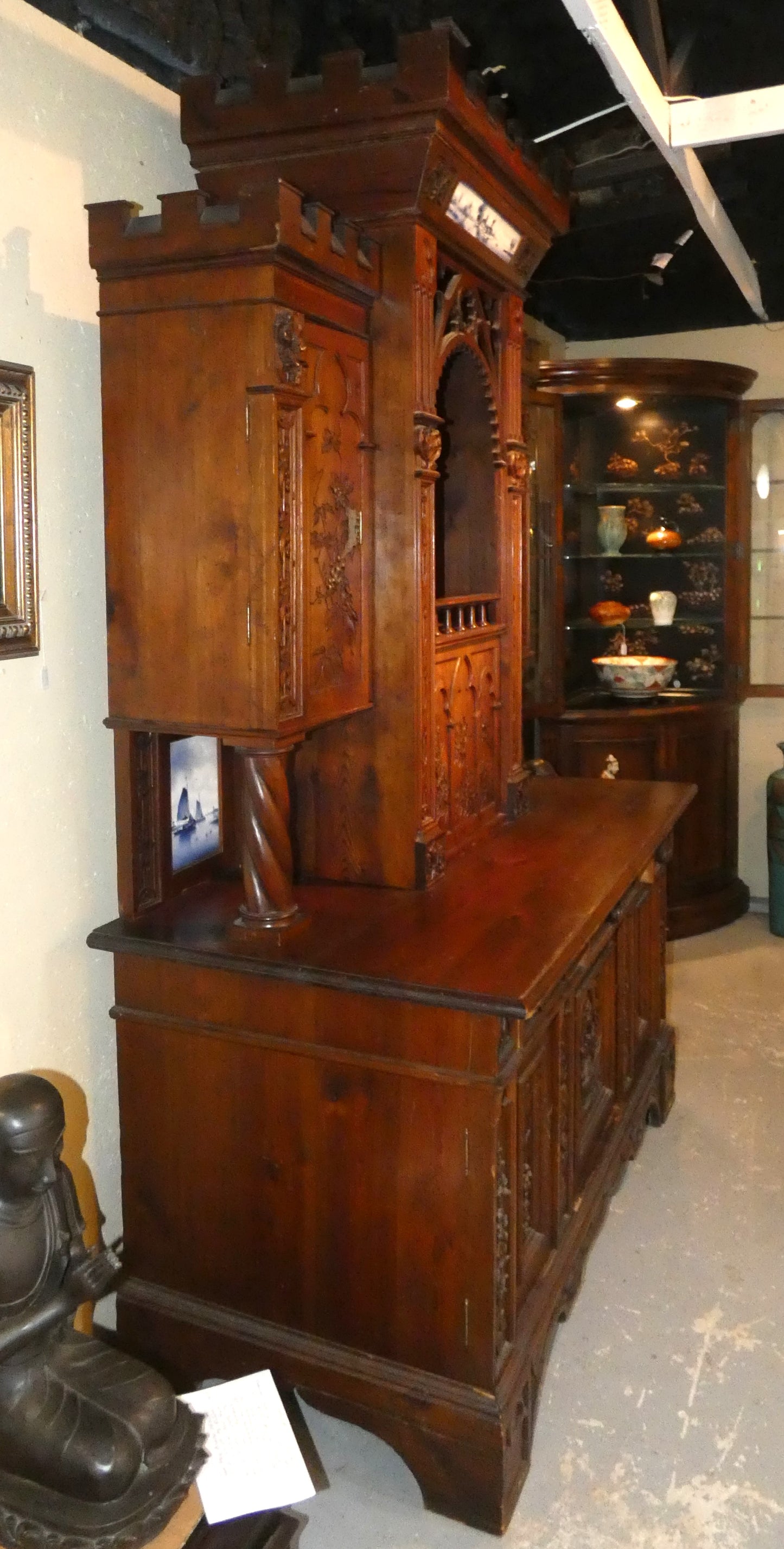 German Pine Cupboard Cabinet The Castle