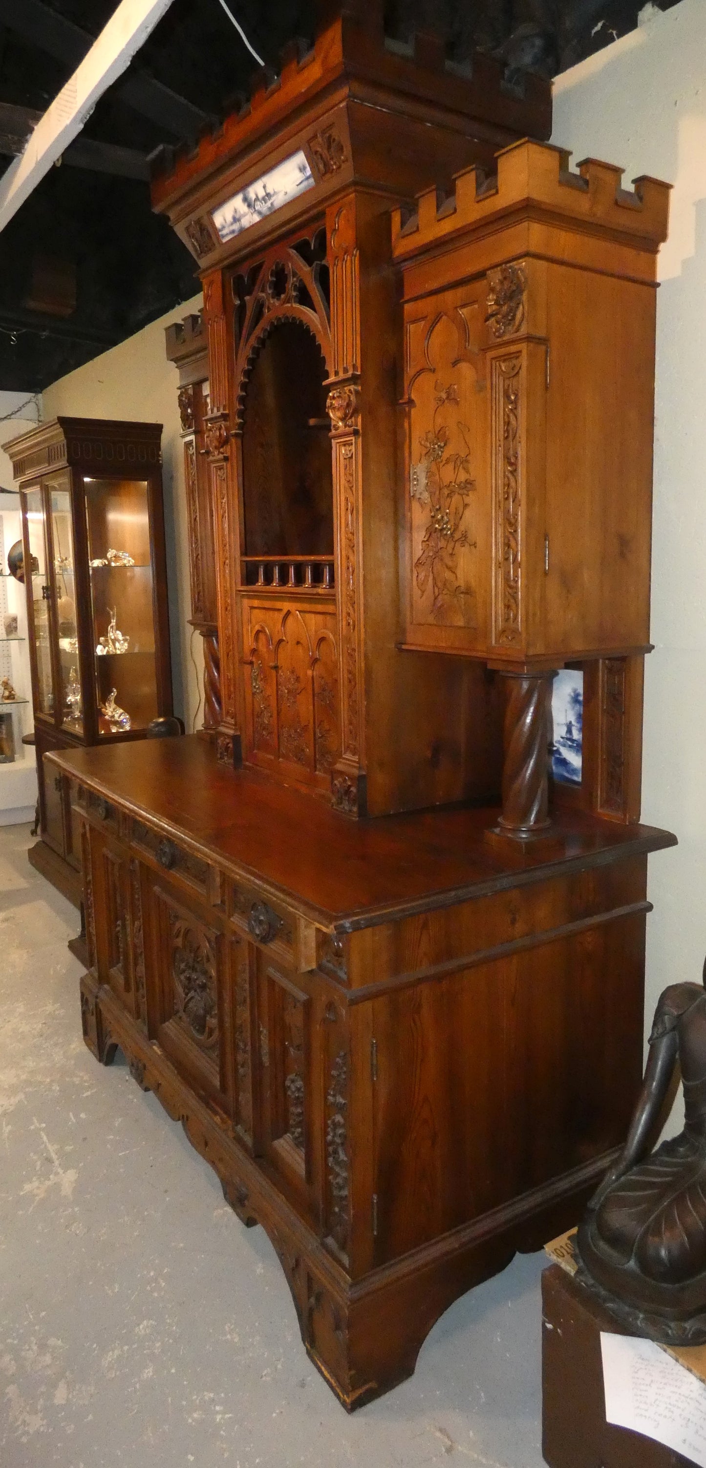 German Pine Cupboard Cabinet The Castle