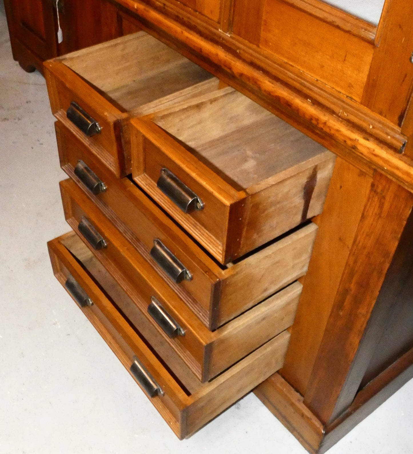 Cupboard with Upper Doors and Lower Drawers