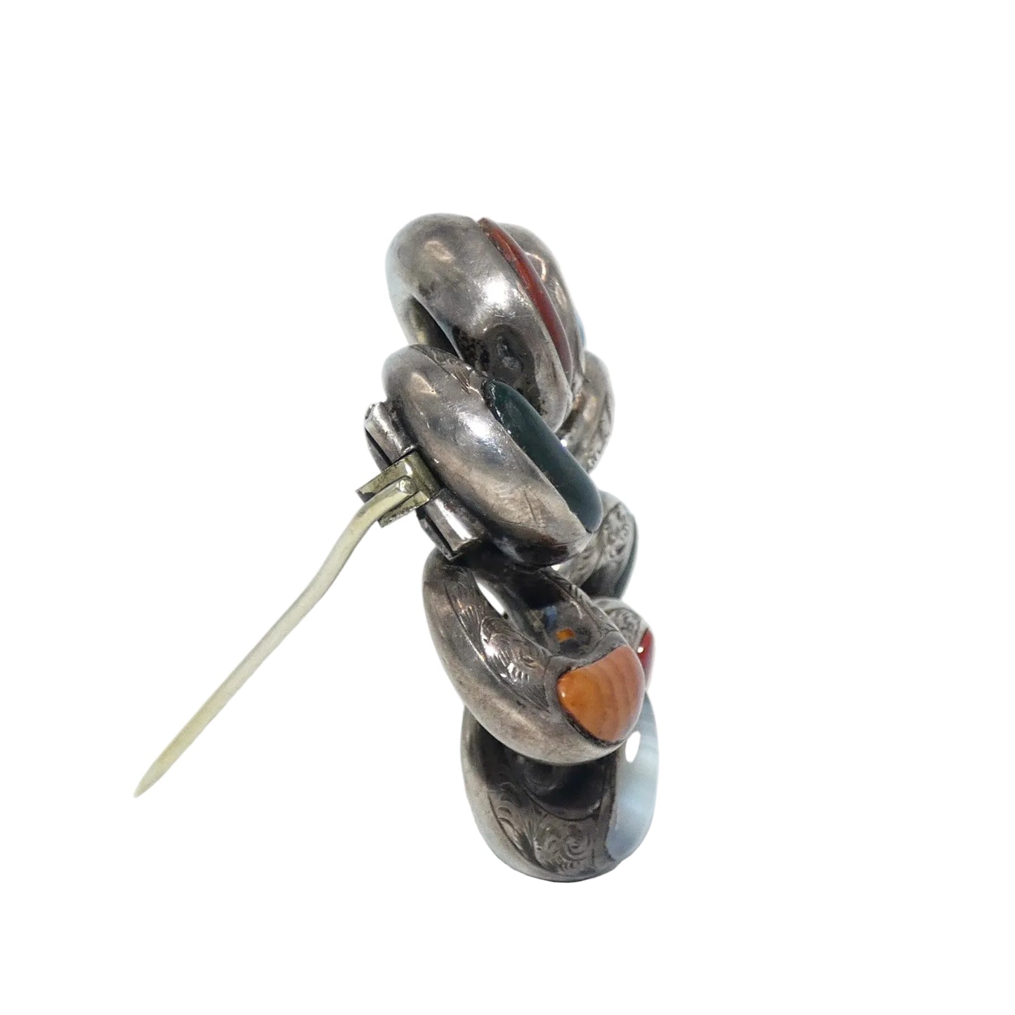 Scottish Agate Brooch Pin