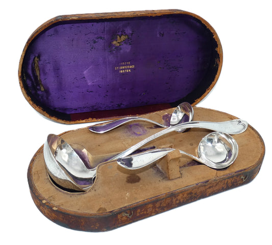 Sterling Ladles from Streve Stanwood Co. with Box