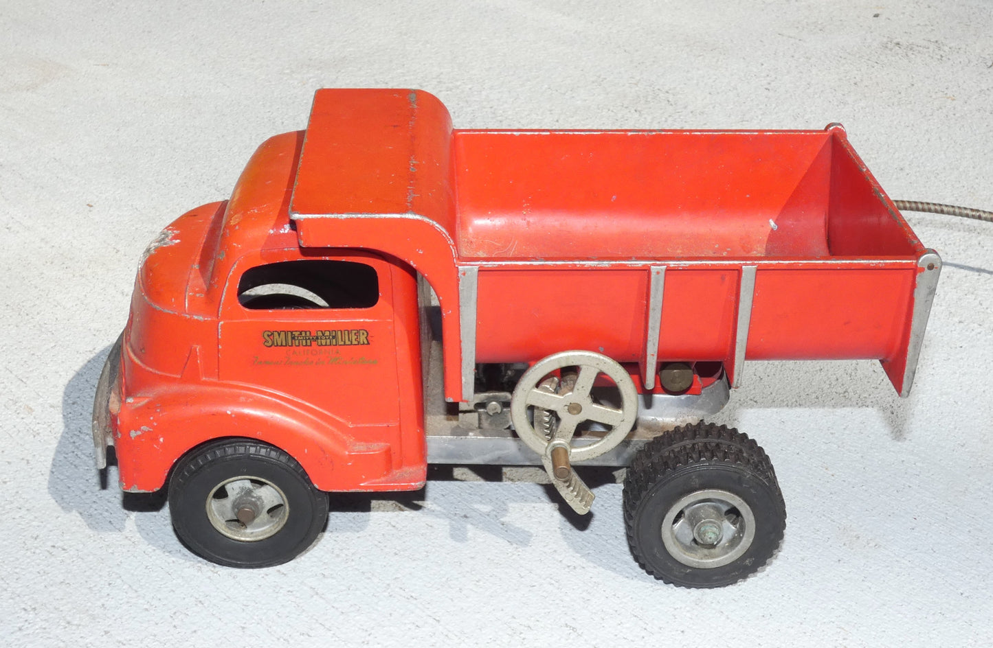 Smith Miller "Smitty" Drive-O Dump Truck with working handcontrol cable