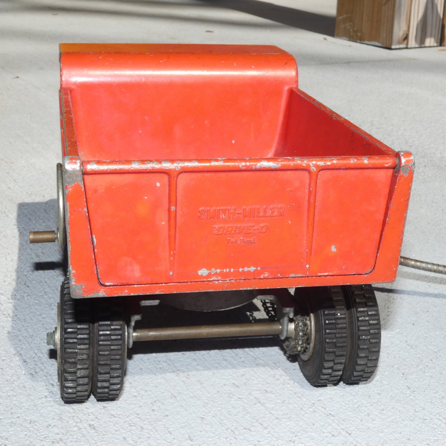 Smith Miller "Smitty" Drive-O Dump Truck with working handcontrol cable