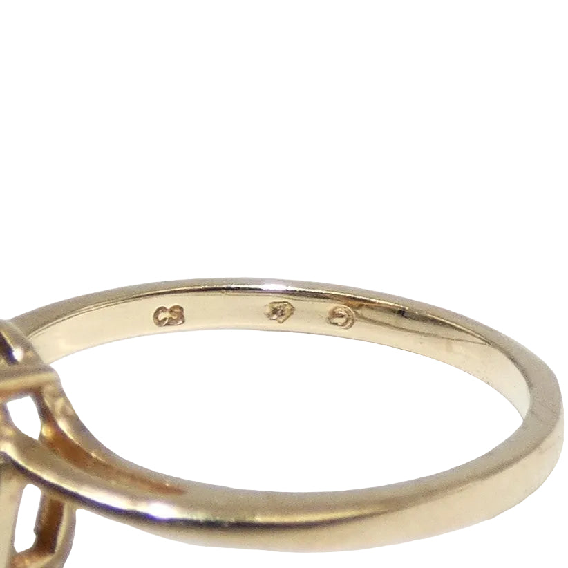10K Gold Sapphire Ring, Necklace & Earrings Set