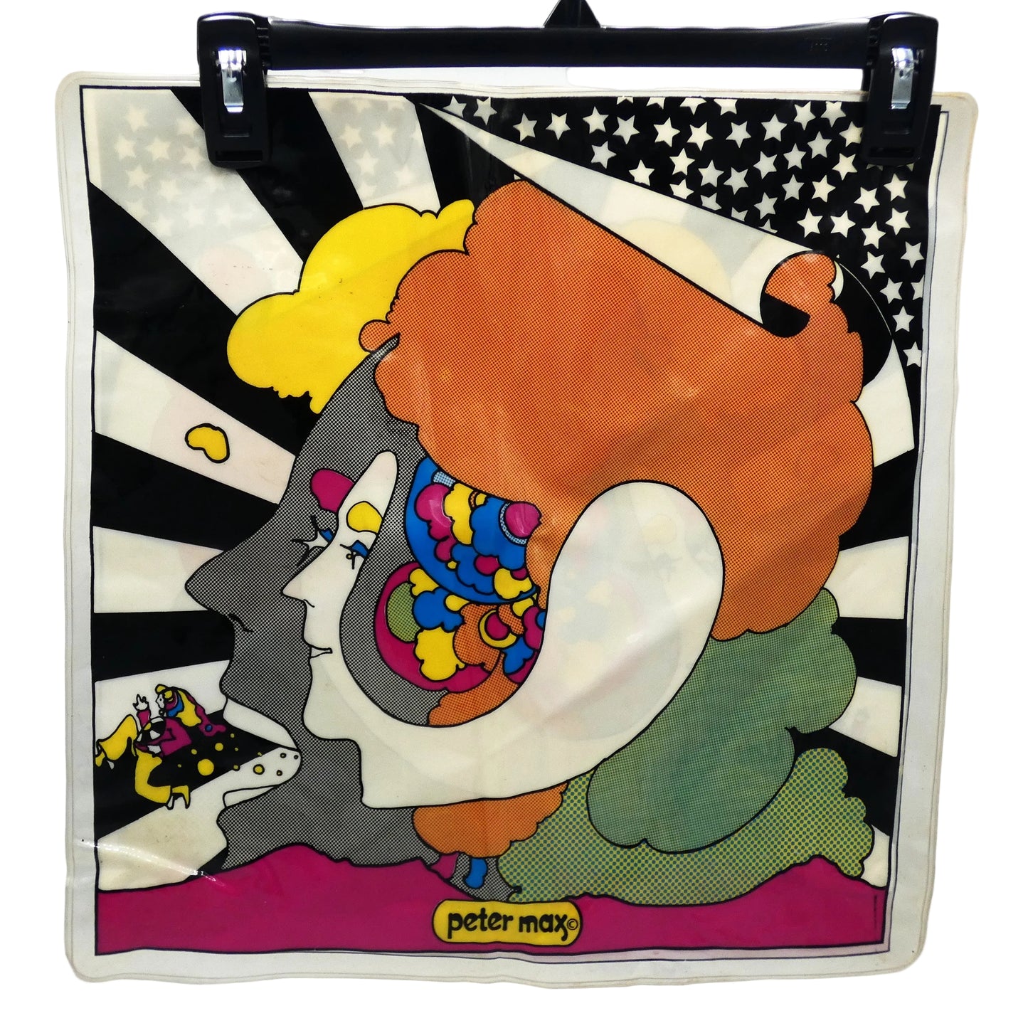 1968 Peter Max Blow-Up Pillow "Summer is a Tape Thing"