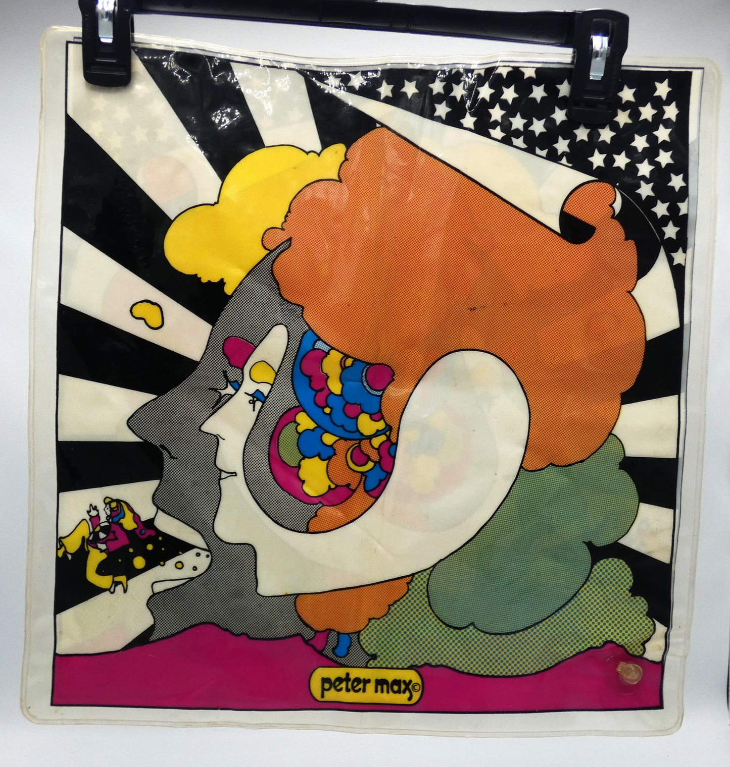 1968 Peter Max Blow-Up Pillow "Summer is a Tape Thing"
