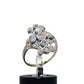 Art Deco Platinum & 14K Gold European Cut Diamond Ring
