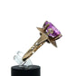 10K Gold Tourmaline Modernist Ring