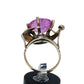10K Gold Tourmaline Modernist Ring