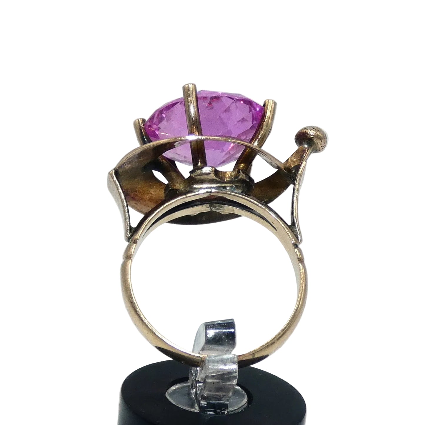 10K Gold Tourmaline Modernist Ring