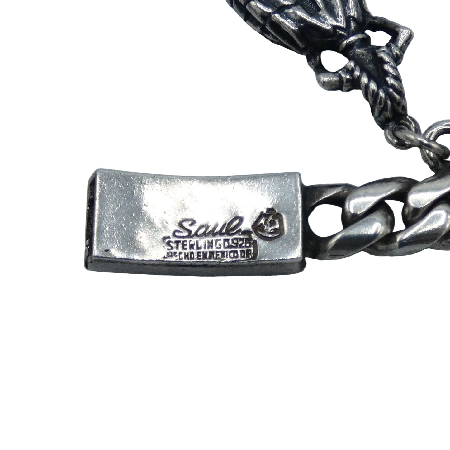 Sterling Silver Mexico Charm Bracelet
