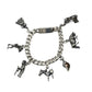 Sterling Silver Mexico Charm Bracelet