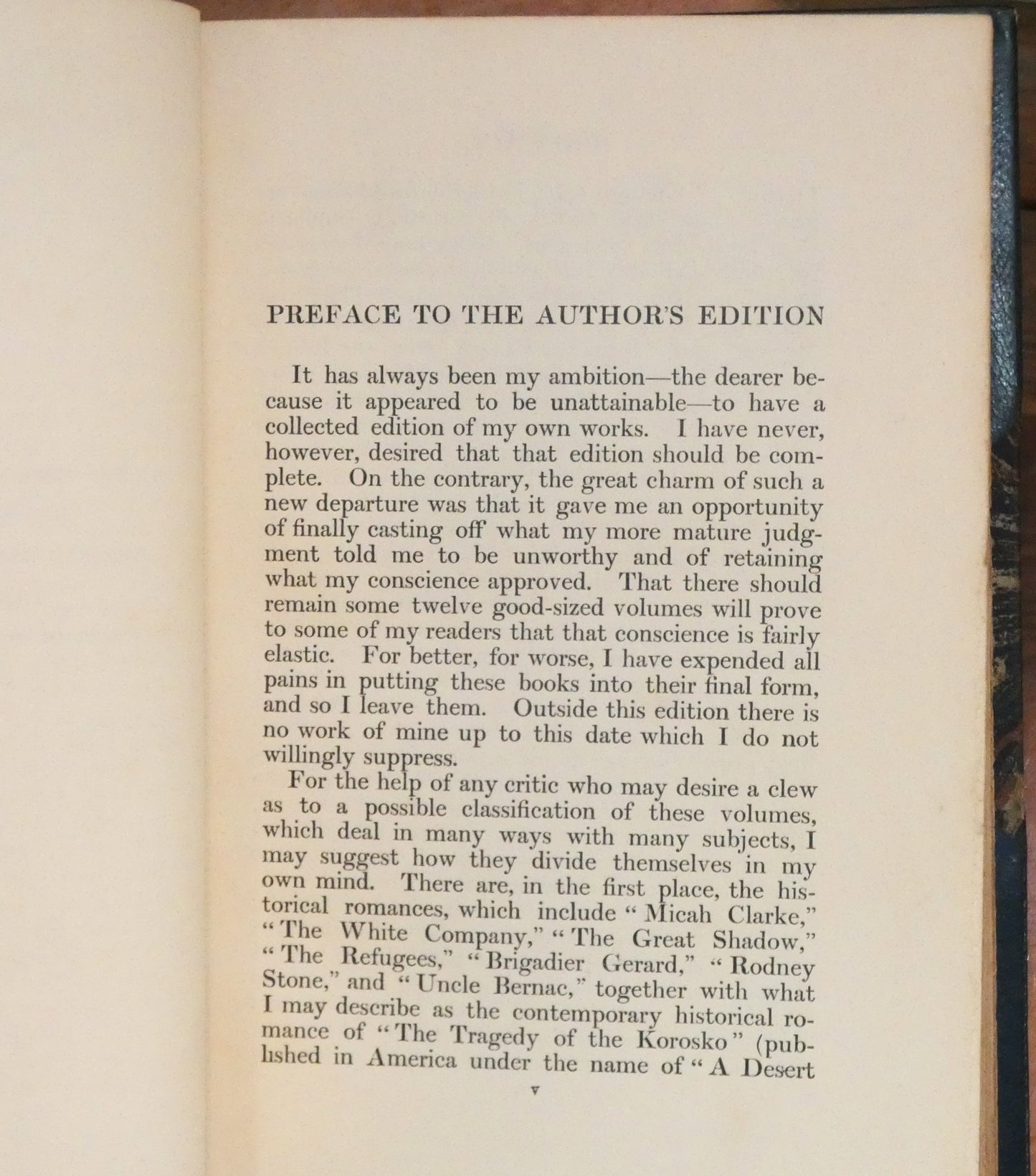 Sir Arthur Conan Doyle The Authors Edition in a 12 Vol. Set Signed