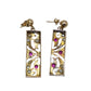 14K Gold Ruby & Pearl Necklace and Earring Set