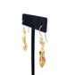14K Gold Slipper Earring