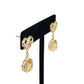 14K Gold Citrine Drop Earrings