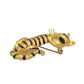 Trifari Green Eye Tiger Pin