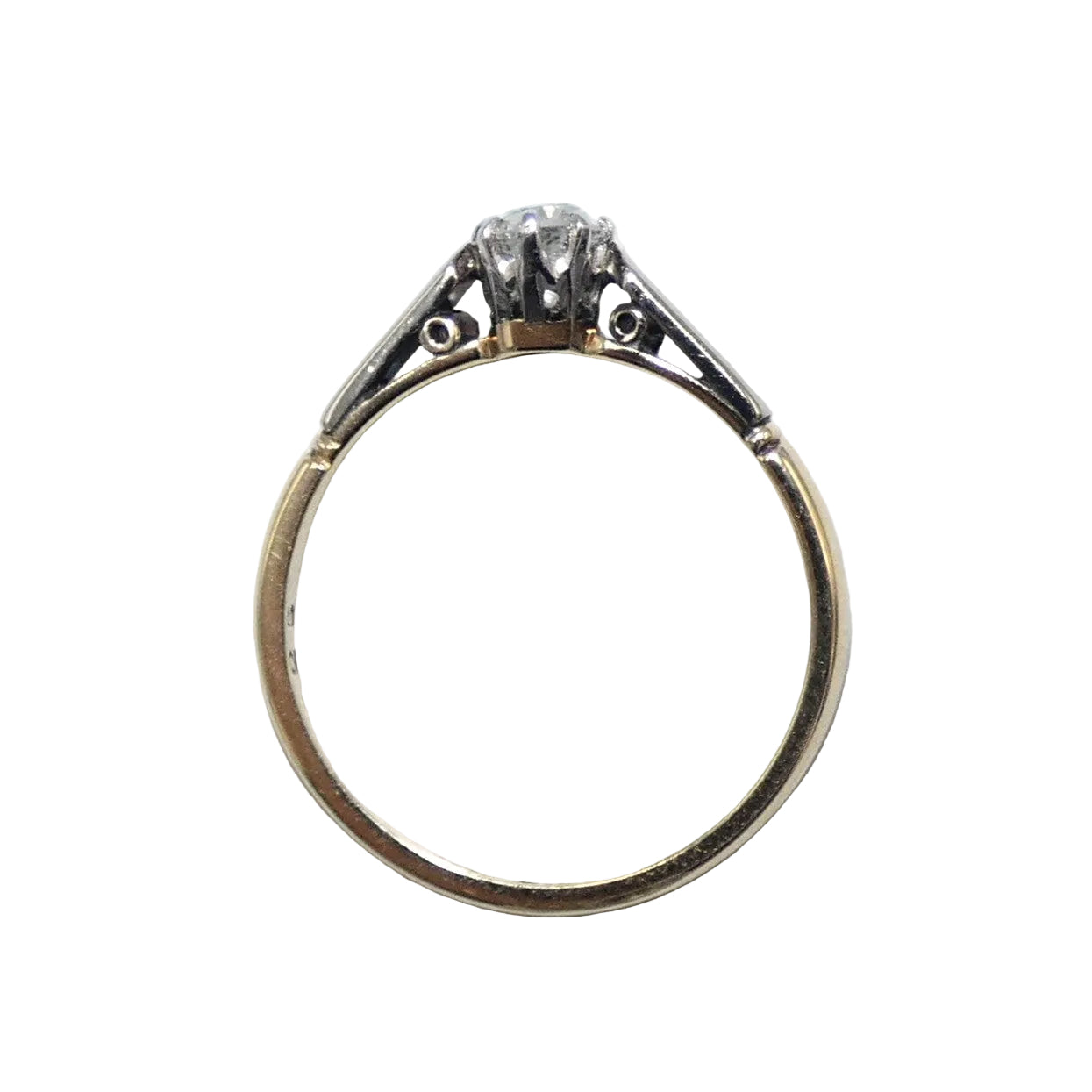 Platinum & Gold Diamond Ring