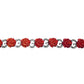 Sterling Silver Rose Bracelet & Earrings