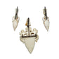 Victorian Angel Skin Coral Cherub & Amphora Pin Pendant & Earrings