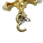 18K Gold Cross Pendant Enhancer with Cultured Pearls