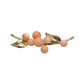 10K Gold Angel Skin Coral Brooch