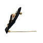 14K Gold Black Branch Brooch wtih Pearls & Angel Skin Coral