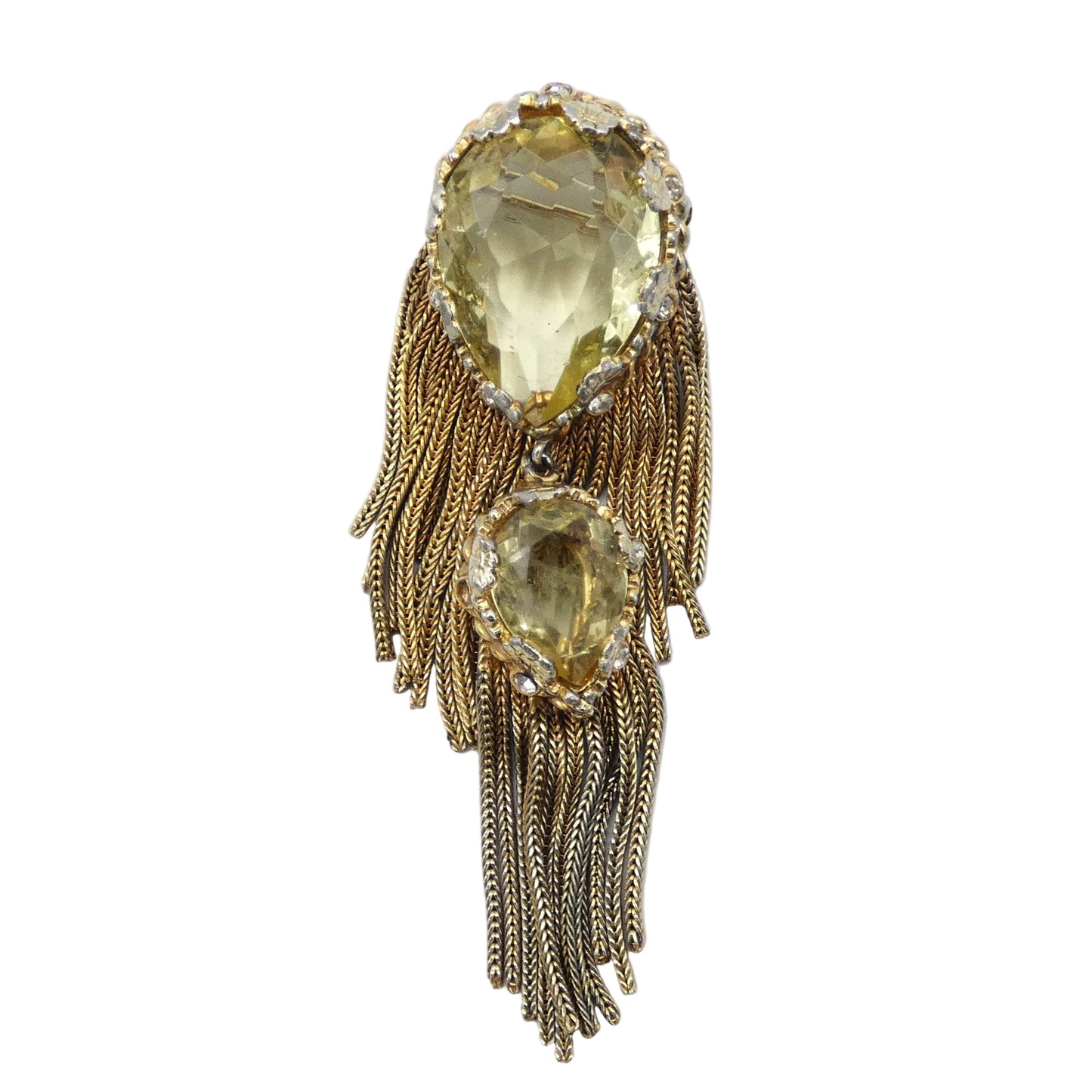 Hattie Carnegie Fringe Brooch