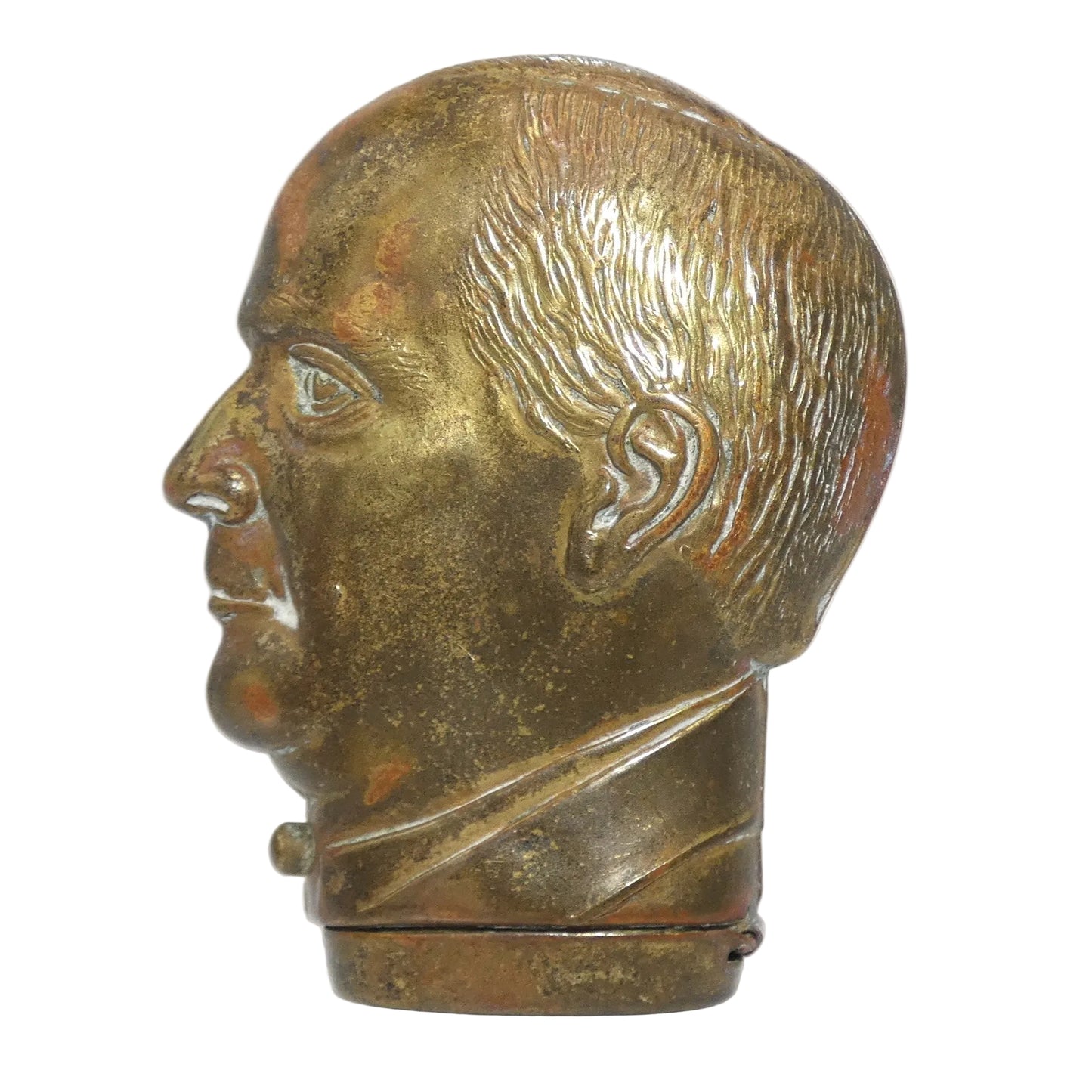President McKinley 1896 Figural Match Safe