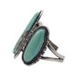 Vintage Native American Sterling Silver Turquoise Cuff & Ring