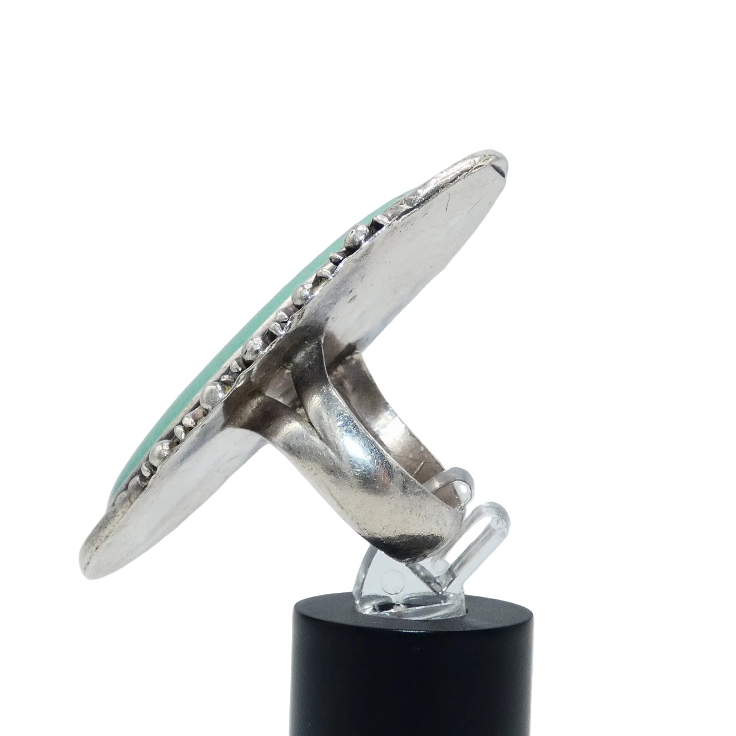 Vintage Native American Sterling Silver Turquoise Cuff & Ring