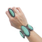 Vintage Native American Sterling Silver Turquoise Cuff & Ring