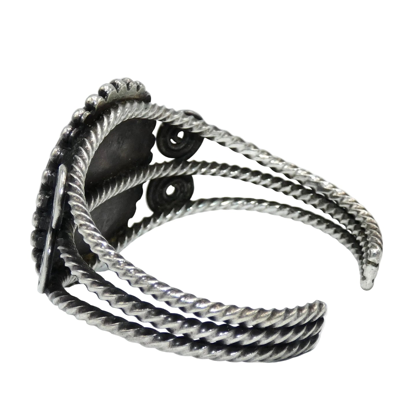 Sterling Silver Montana Agate Bracelet & Ring