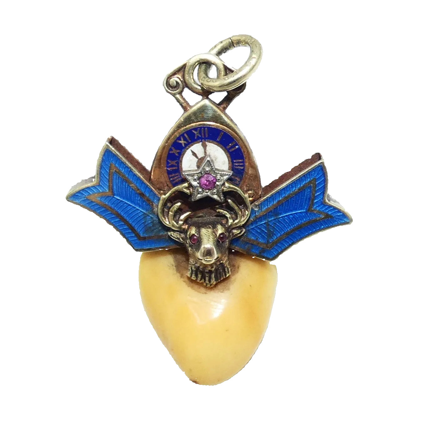 Antique 14K Gold Elks Tooth BPOE