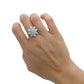 Vintage Opal Flower 14K Gold Ring