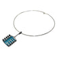 David Andersen Harp Necklace in Sterling Silver