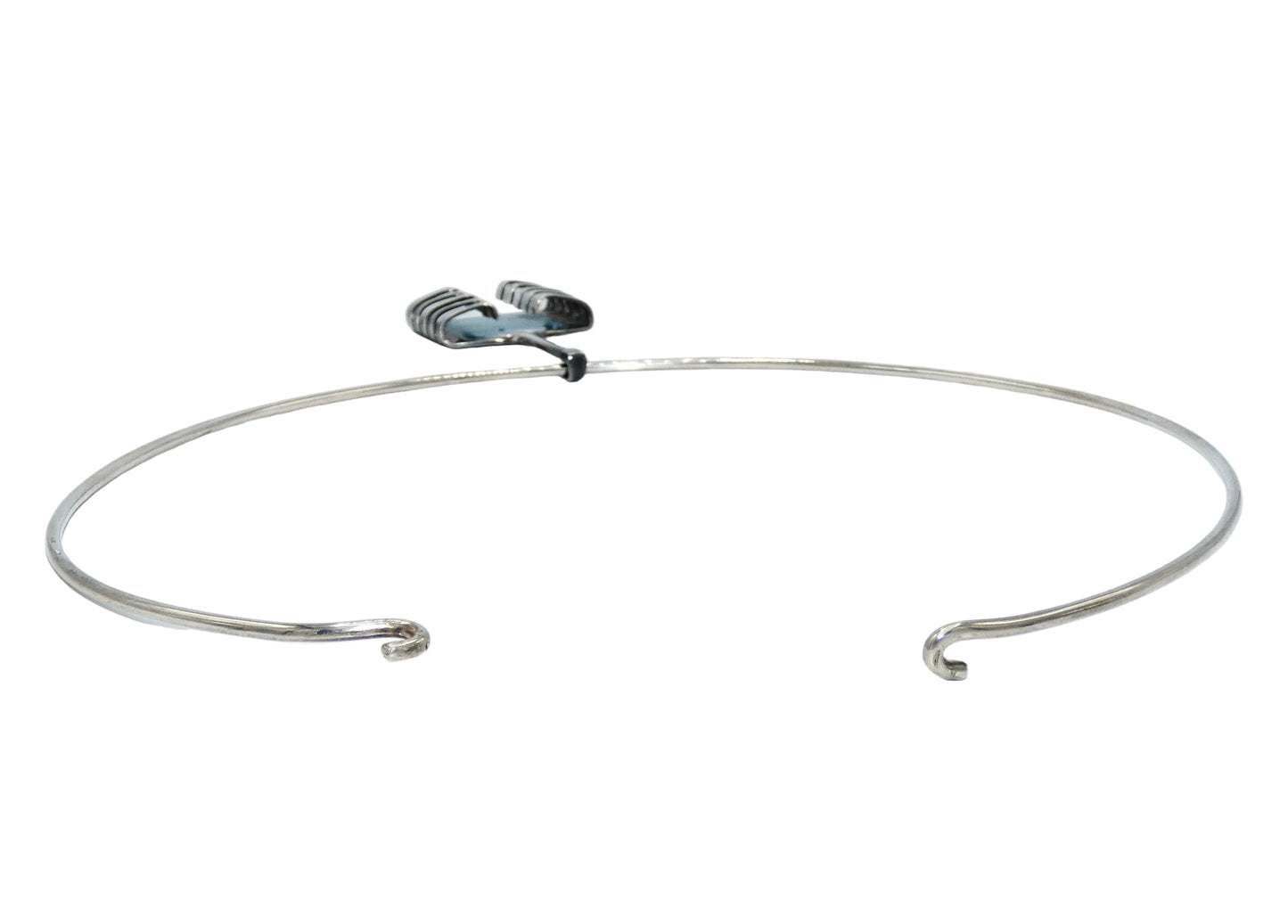 David Andersen Harp Necklace in Sterling Silver