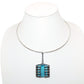 David Andersen Harp Necklace in Sterling Silver