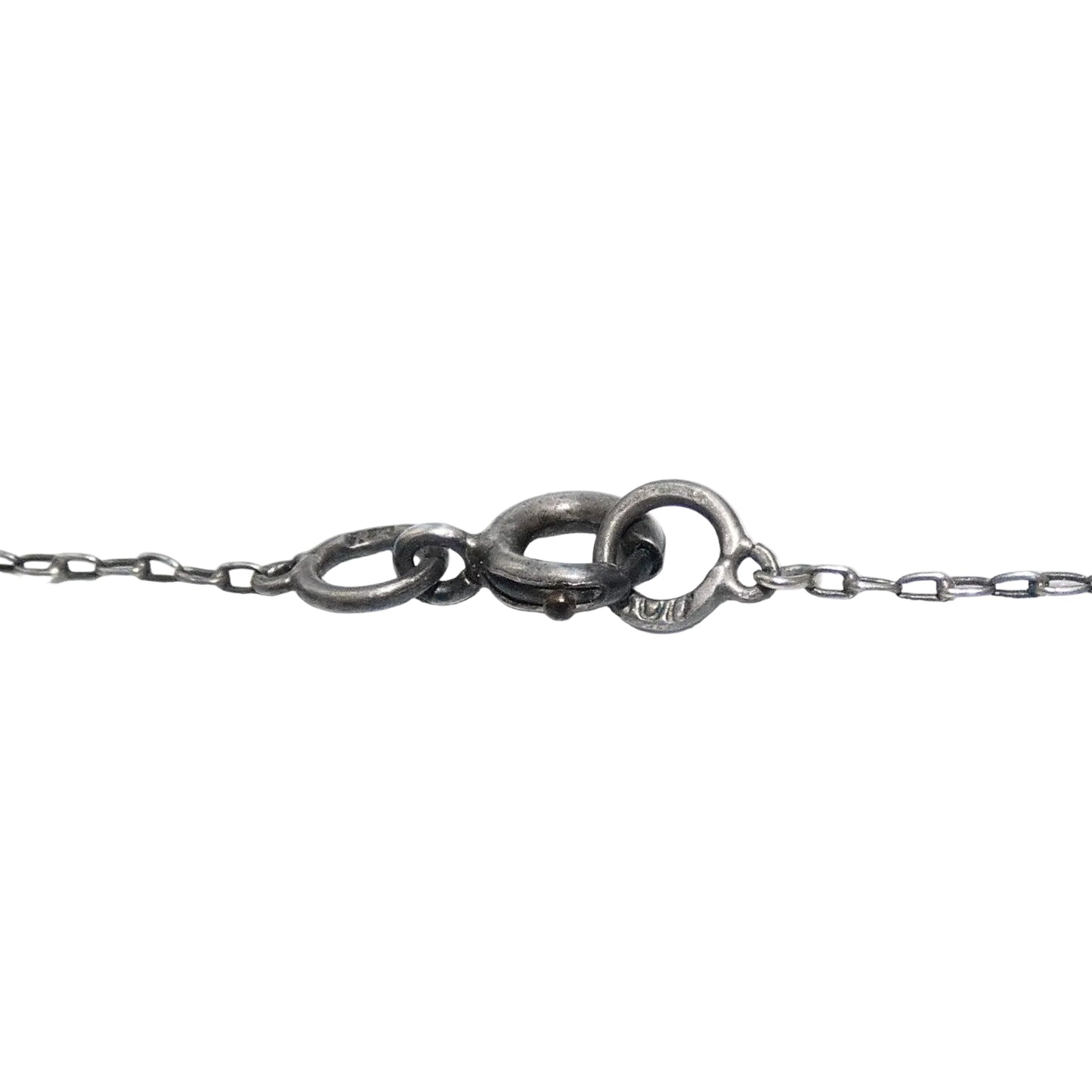 Edwardian Sterling Silver Amethyst Negligee Necklace
